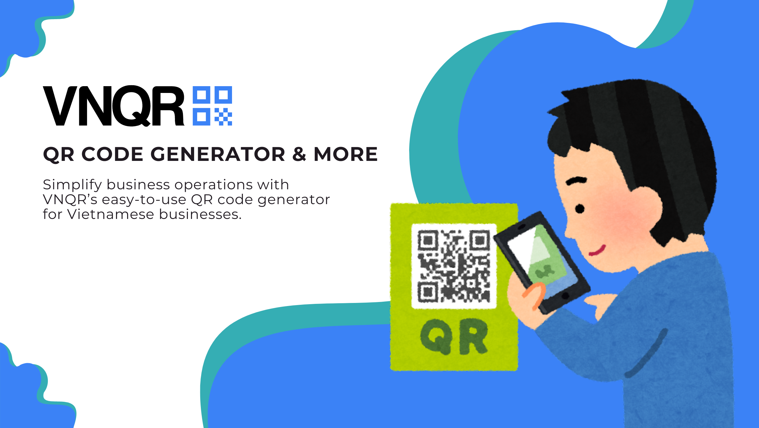 vnqr qr code generator and scanner